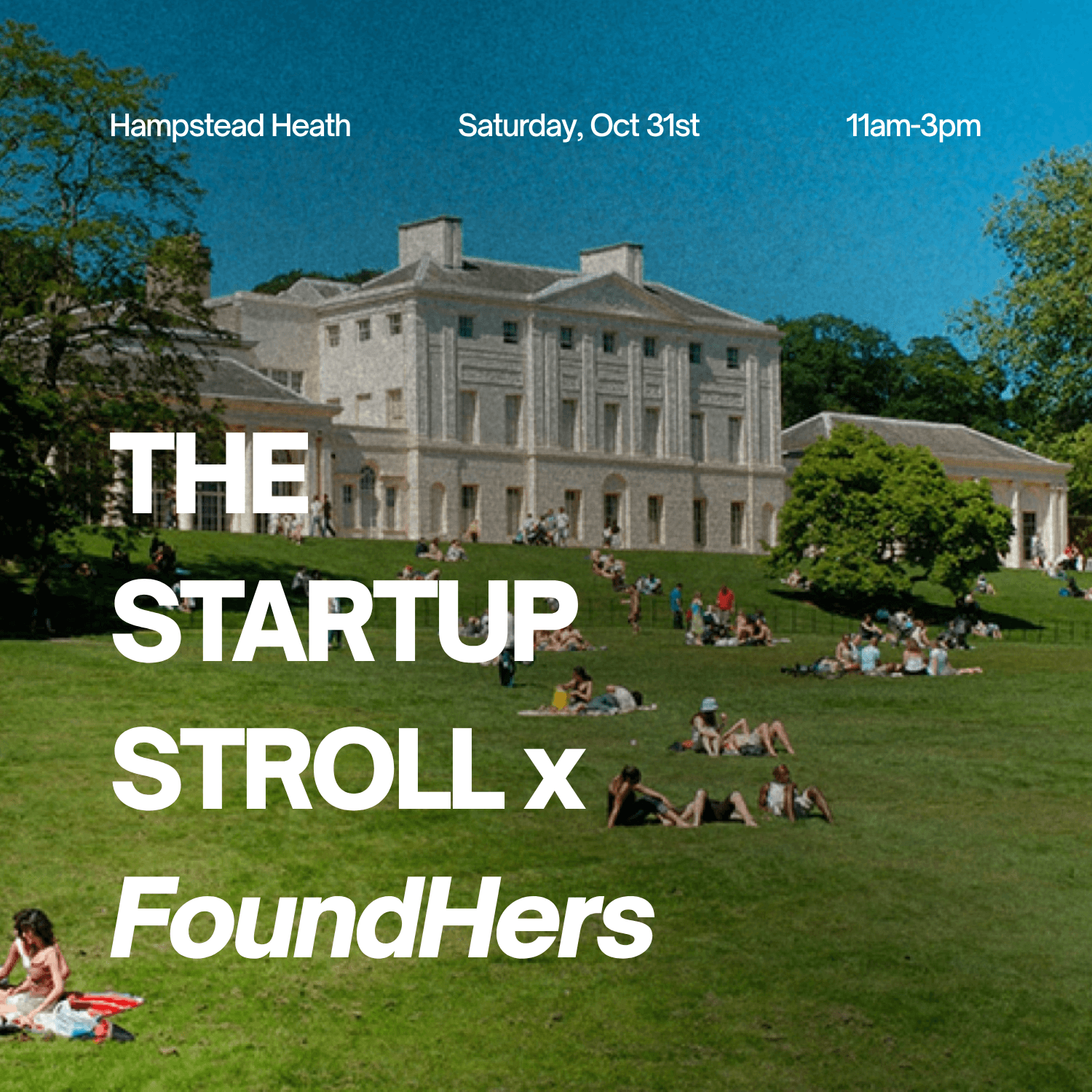 Poster for The Startup Stroll x FoundHers